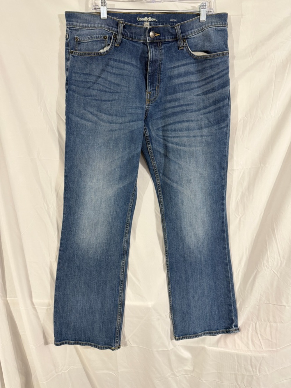 Goodfellow & Co Men's Boot Cut Jeans 38x30 Medium Wash Denim